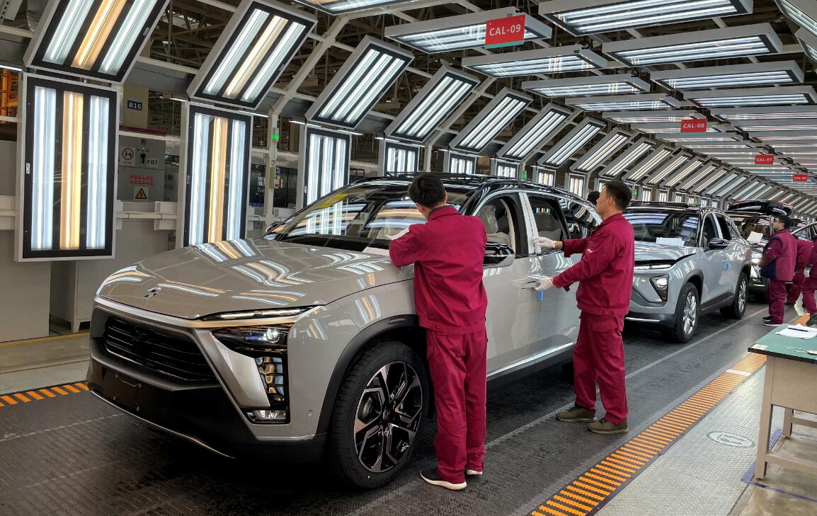 NIO expects to see its 100,000th production vehicle roll off line on