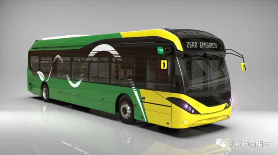 BYD gets first order for 200 pure electric buses from Ireland-CnEVPost
