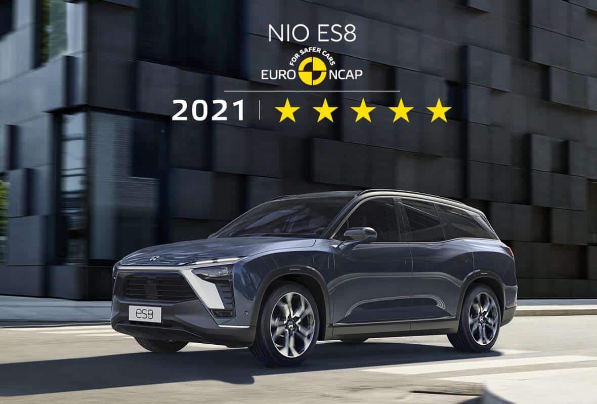 NIO ES8 gets 5-star safety rating in European crash test-CnEVPost