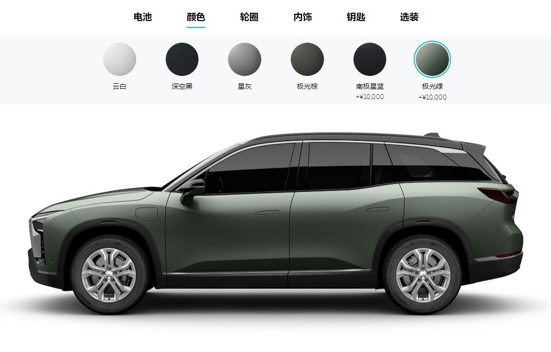 NIO's color of the year, Arctic Green, finally available on ES8-CnEVPost