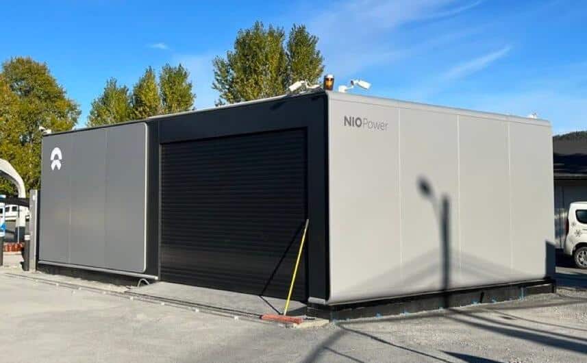 NIO's first swap station in Norway expected to open soon as construction completed-CnEVPost