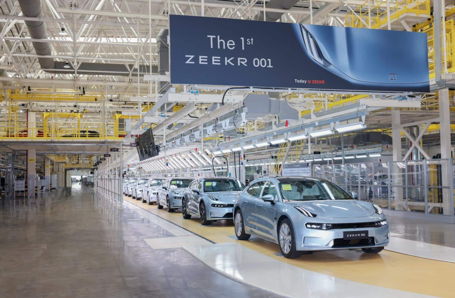 Zeekr's first production vehicles roll off line, deliveries to begin this Saturday-CnEVPost