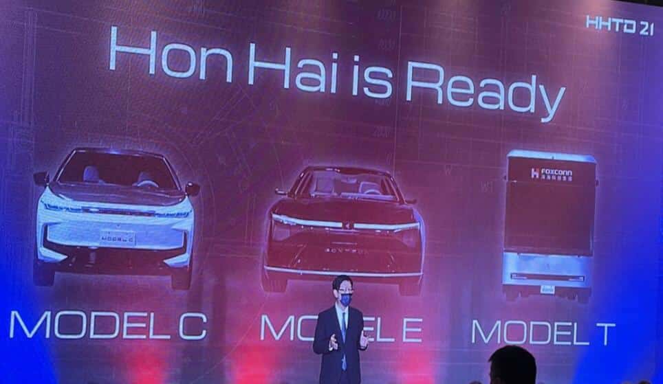 Foxconn unveils three EVs called Model C, Model E, and Model T-CnEVPost
