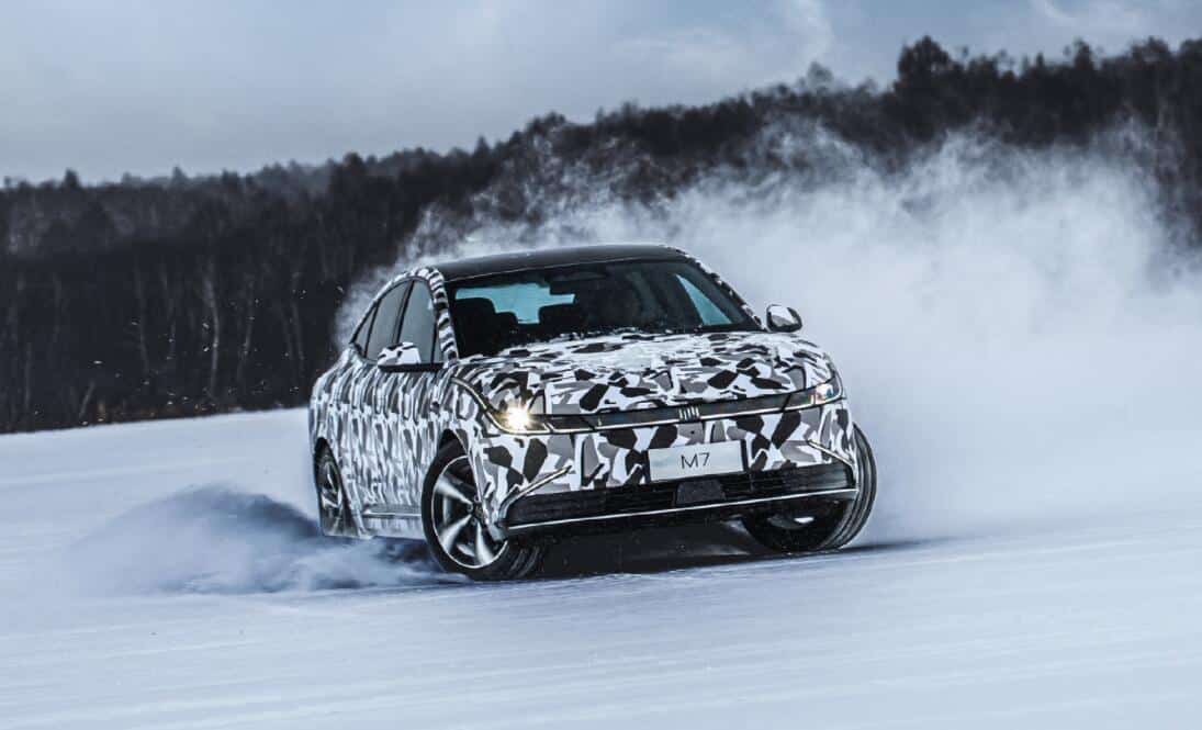 WM Motor tests M7 sedan's winter performance in -30°C conditions-CnEVPost