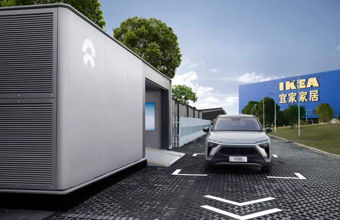 NIO partners with IKEA, 800th swap station in China goes online-CnEVPost
