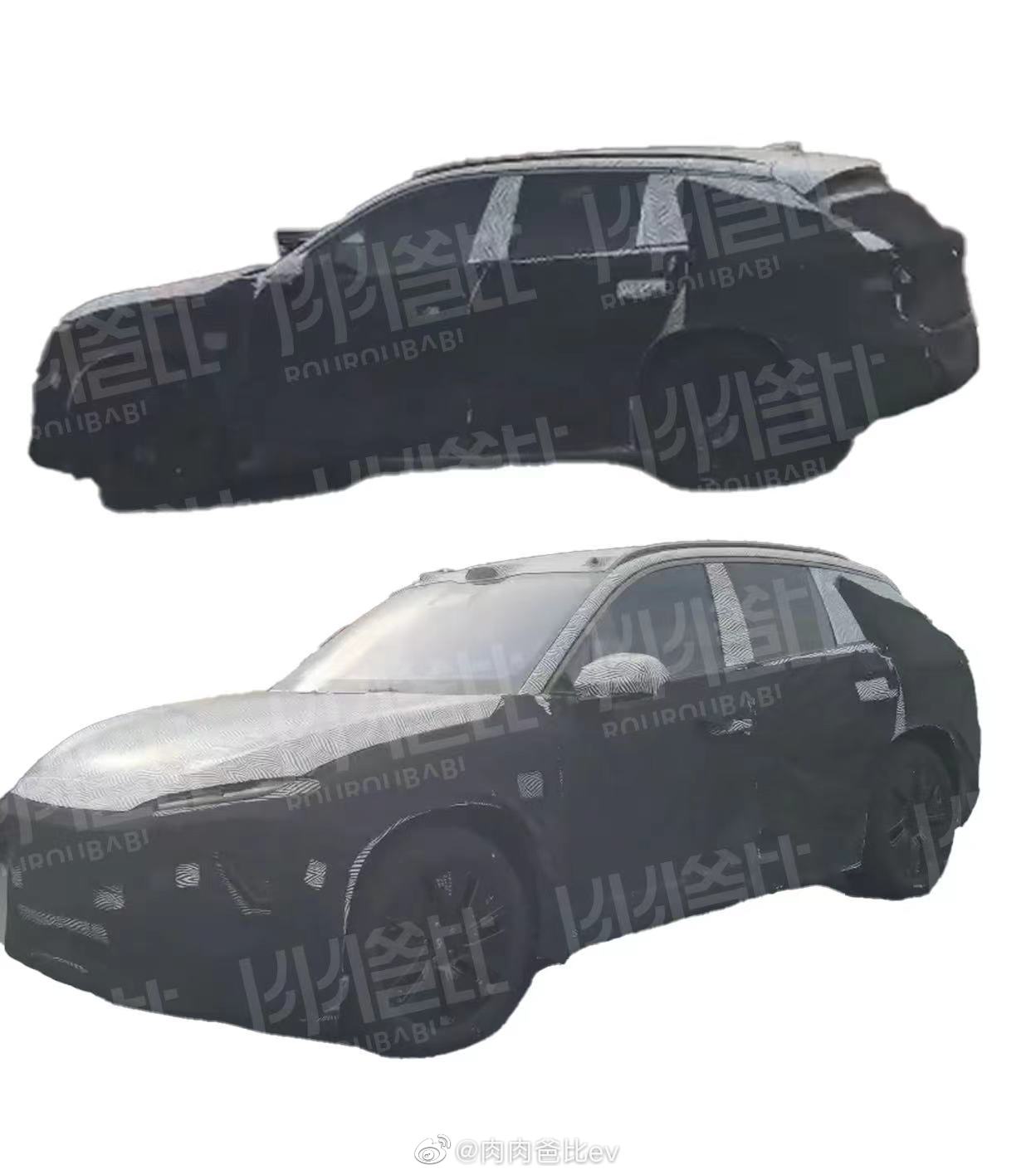 More spy photos suspected to be of NIO ES7 revealed-CnEVPost