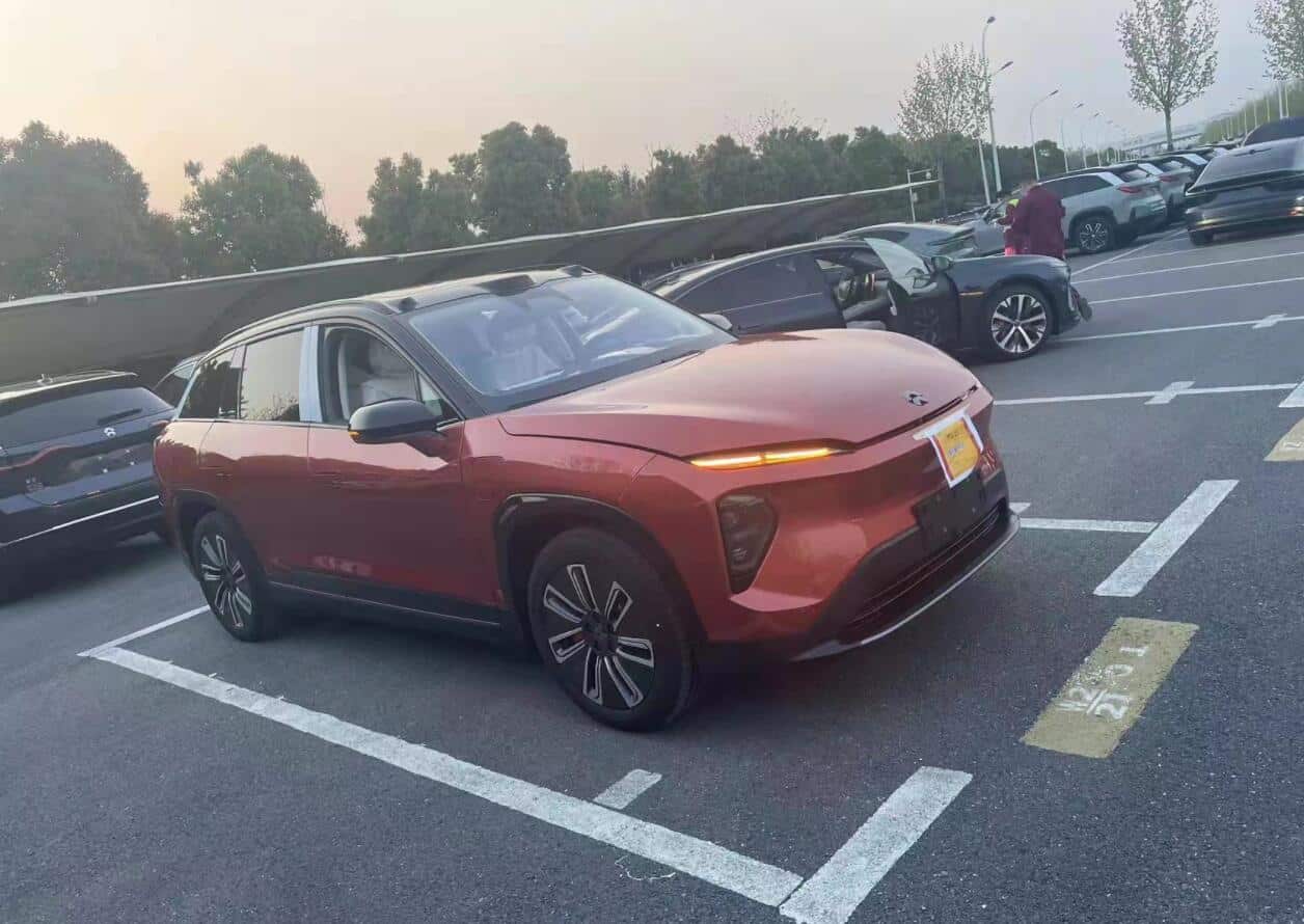 NIO vehicle suspected to be ES7 spotted in real life-CnEVPost
