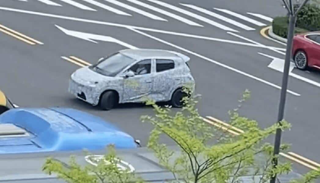 Spy photos suspected to be of BYD's new model Seagull revealed-CnEVPost