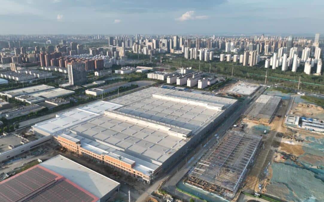 Volkswagen Anhui sees first body-in-white roll off line-CnEVPost