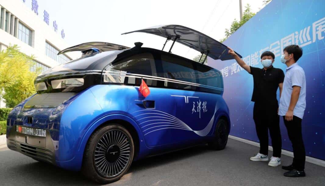 Chinese team develops EV powered solely by solar energy-CnEVPost