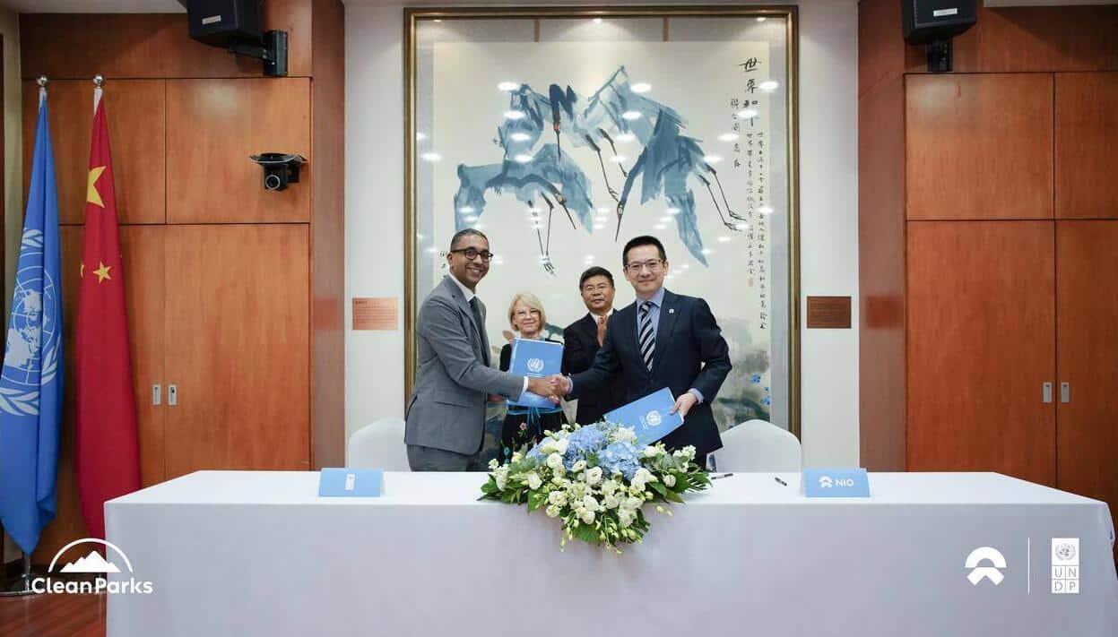 UN development arm becomes NIO's partner on Clean Parks initiative-CnEVPost