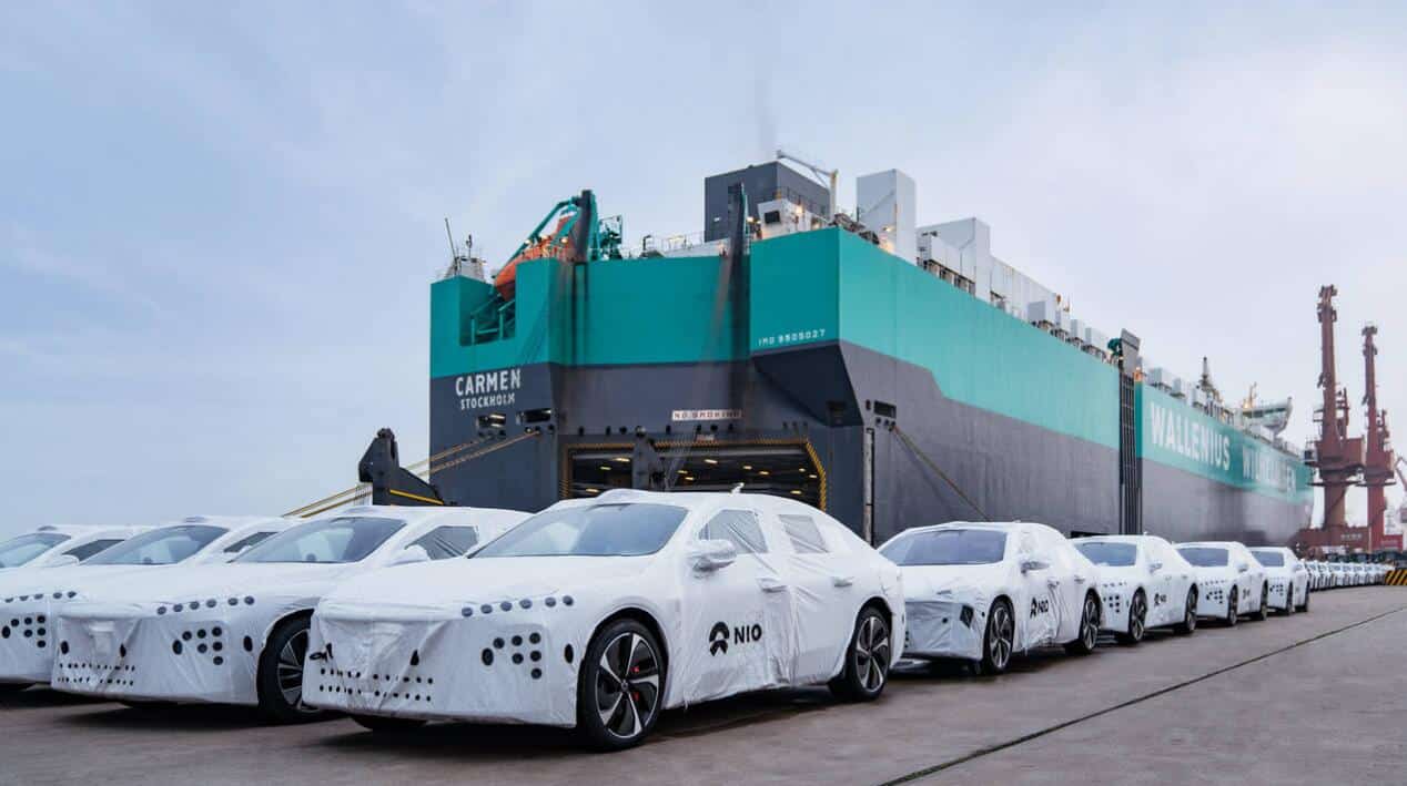Update: NIO sends first ET7s to Europe on three vessels, instead of one-CnEVPost